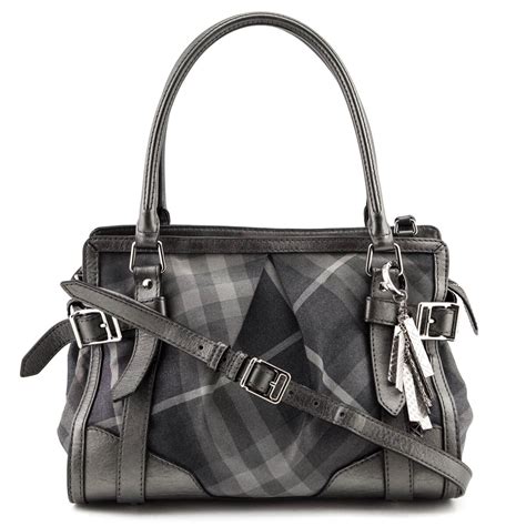 burberry gray bag|Burberry bag black small.